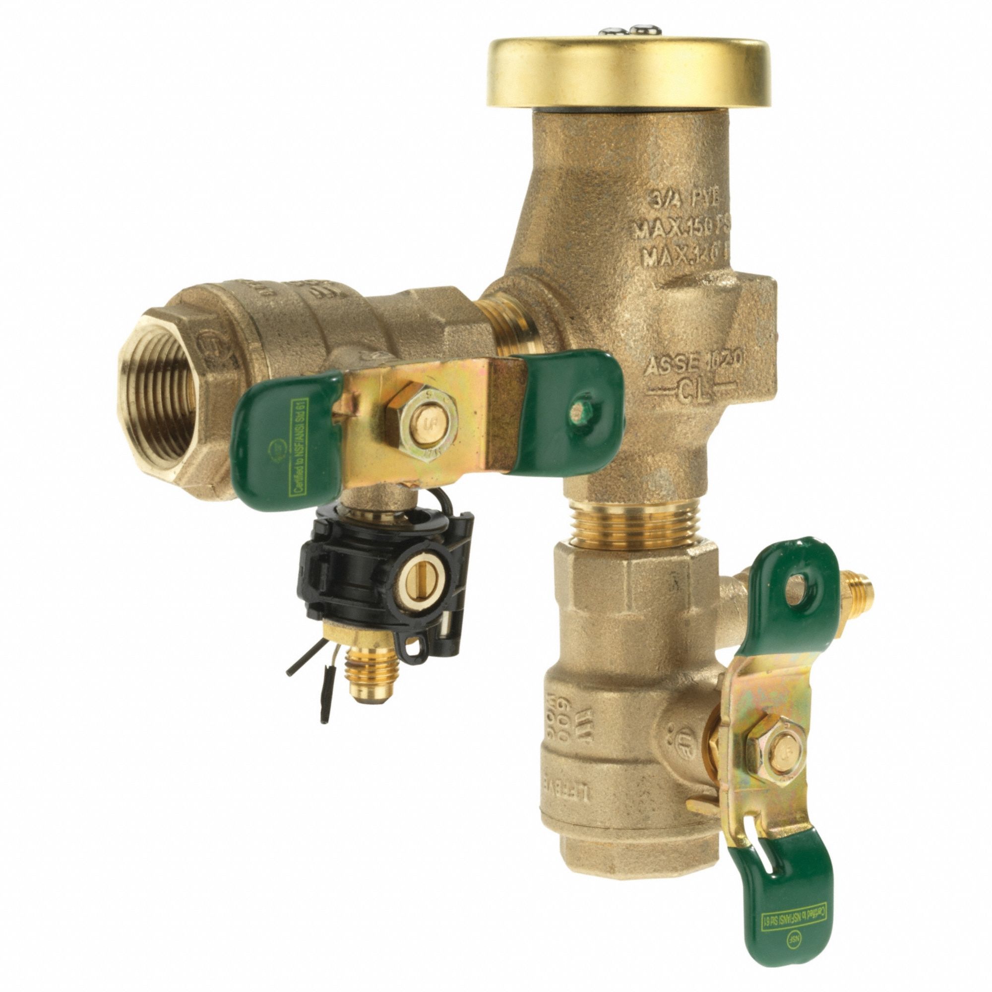 ANTI-SIPHON BACKFLOW PREVENTER,3/4 IN