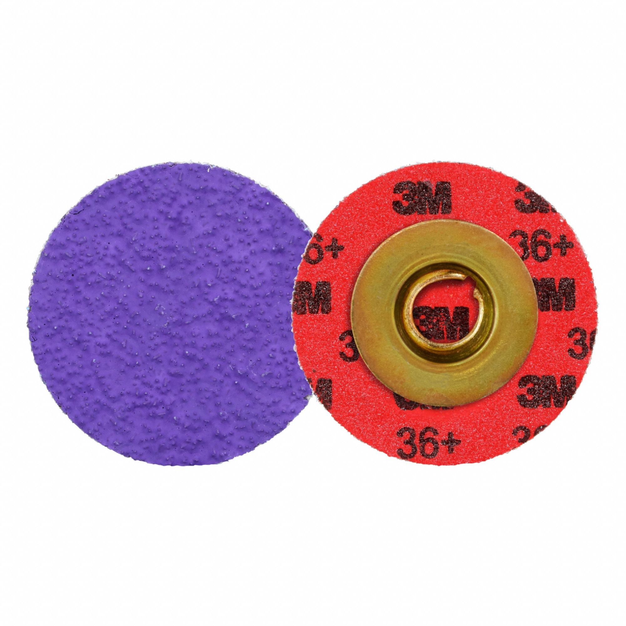 Quick-Change Disc: TSM, 1-1/2", Ceramic, 36 Grit, YF Wt Polyester, 1184F, 50 PK