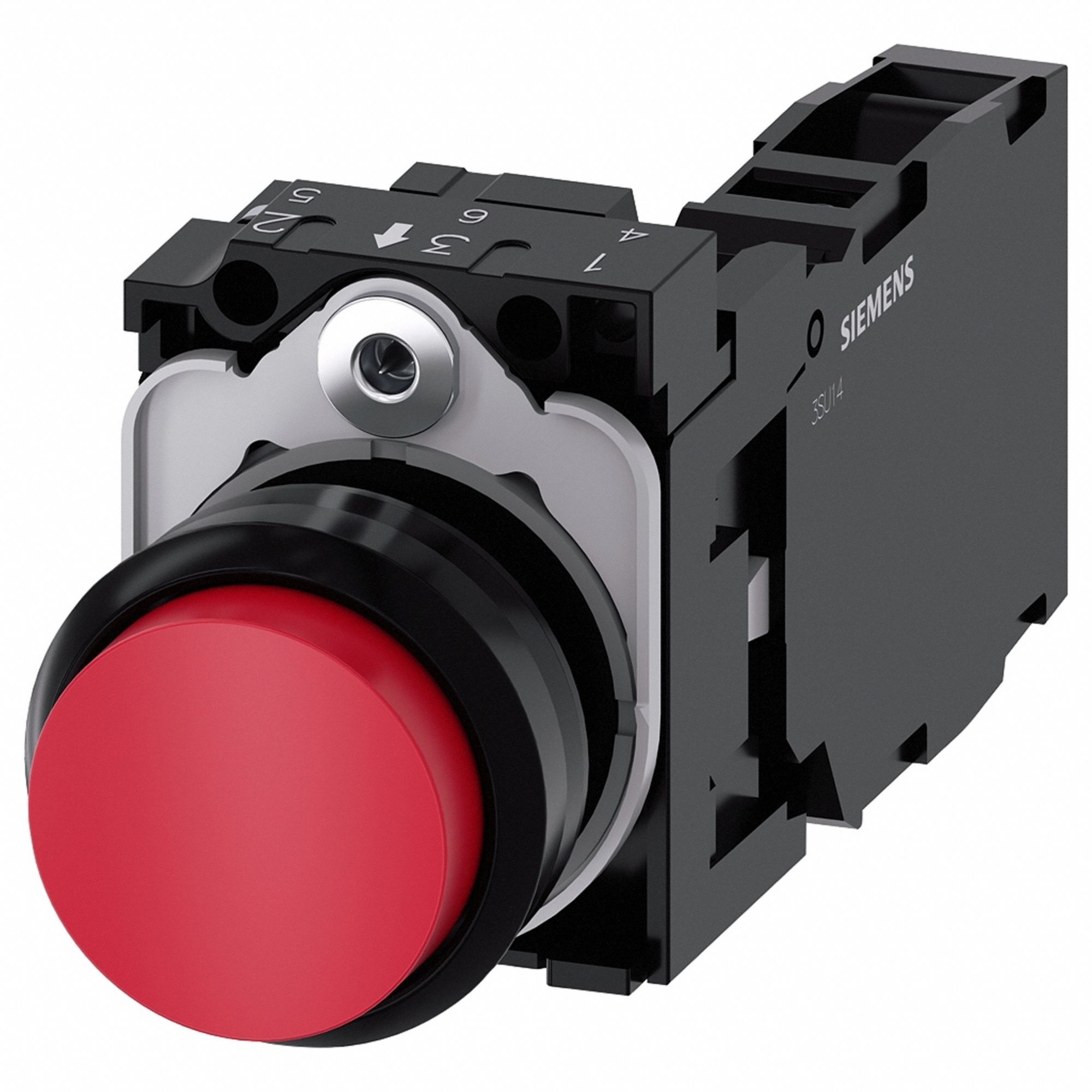 Extended Push Button Operator: Non-Illuminated, Extended Profile, Non-Metallic, 22 mm