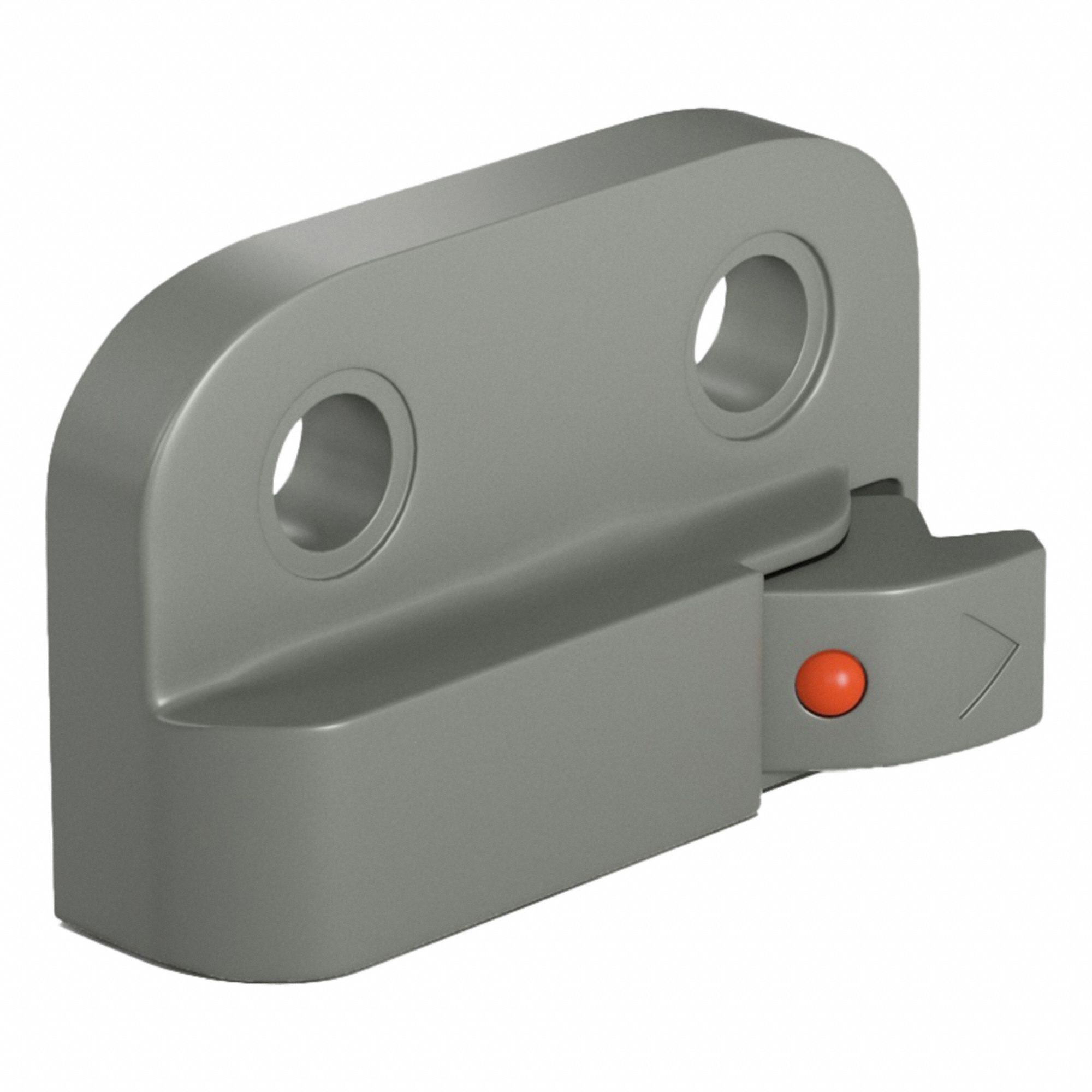 Window Opening Control Device: Straight, 1 3/4 in Lg, 1 in Wd, Non-Handed, Matte, Clay