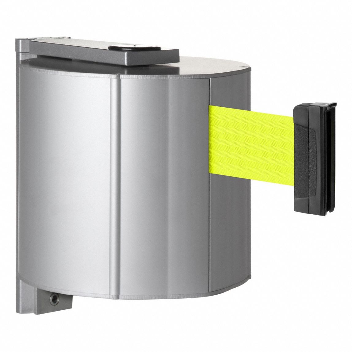 Retractable Belt Barrier, Brushed Nickel