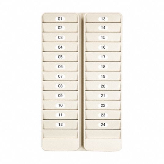 PYRAMID, 14 1/8 in Ht, 8 1/4 in Wd, 24 Pocket Badge Rack - 821X94|500 ...