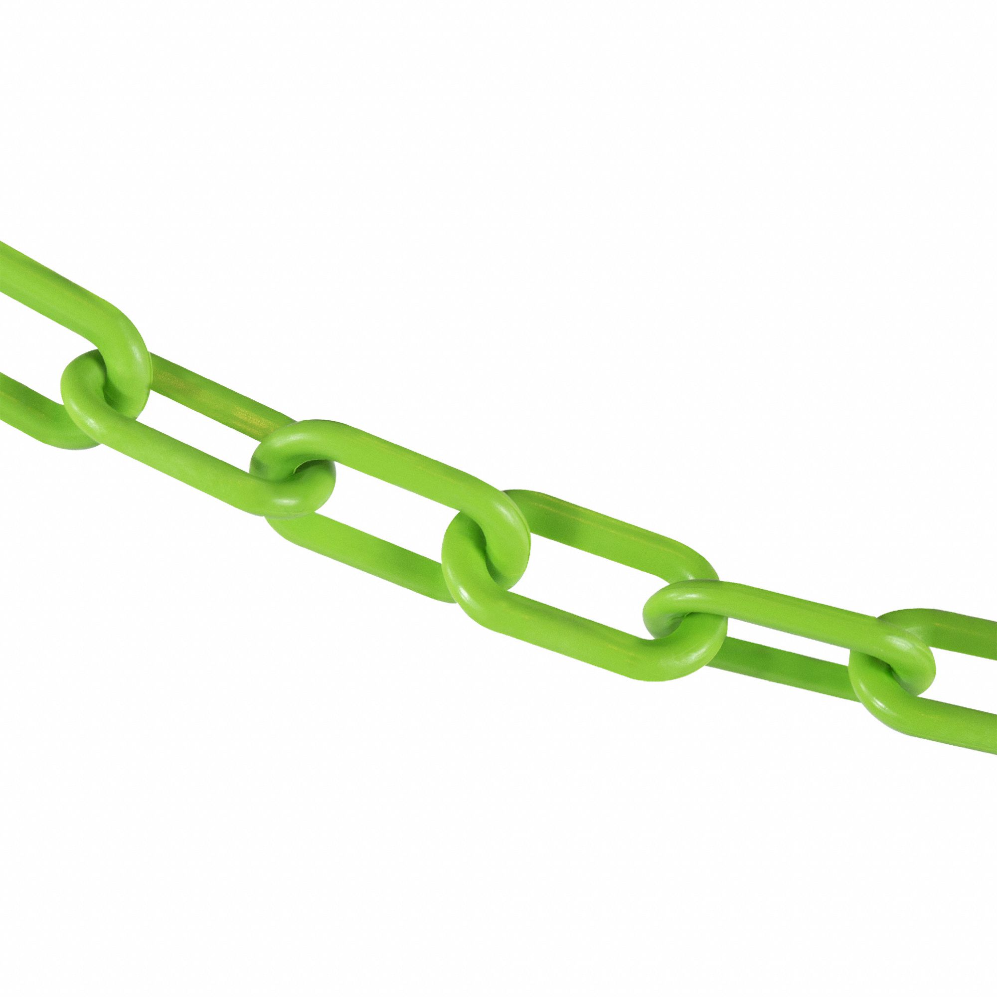2IN PLASTIC CHAIN GREEN 100FT