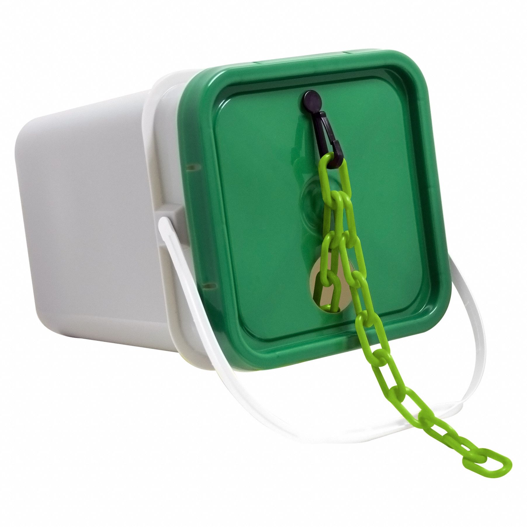 CHAIN PLASTIC #6 GREEN PAIL 1.5X300