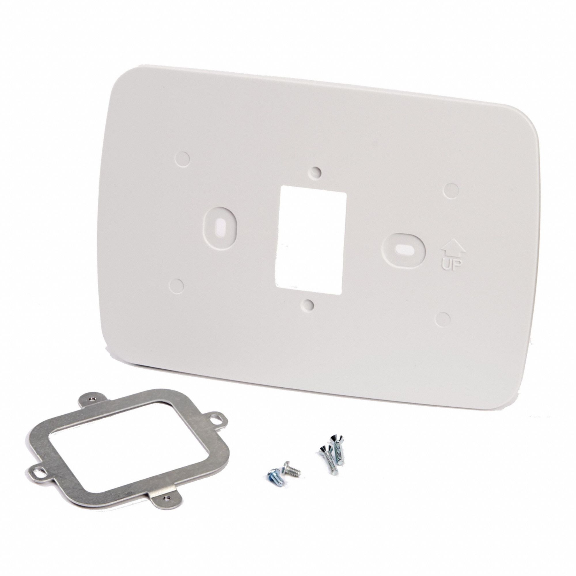 HONEYWELL HOME Cover Plate: THX9000 Series, Horizontal / Rectangle, Horizontal, Cover Plate (MPN 50028399-001). Key specifications — Brand: HONEYWELL HOME; Compatible Brand and Series: THX9000 Series; Mounting Direction/Shape: Horizontal; Accessory Type: Cover Plate; Color/Material: White, Plastic; Includes: Cover Plates; Bracket; Mounting Hardware.