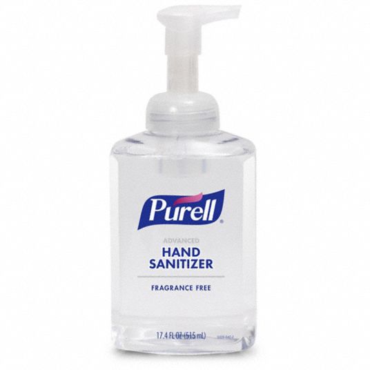 PURELL, Foam, Pump Bottle, Hand Sanitizer 799EK2500904 Grainger