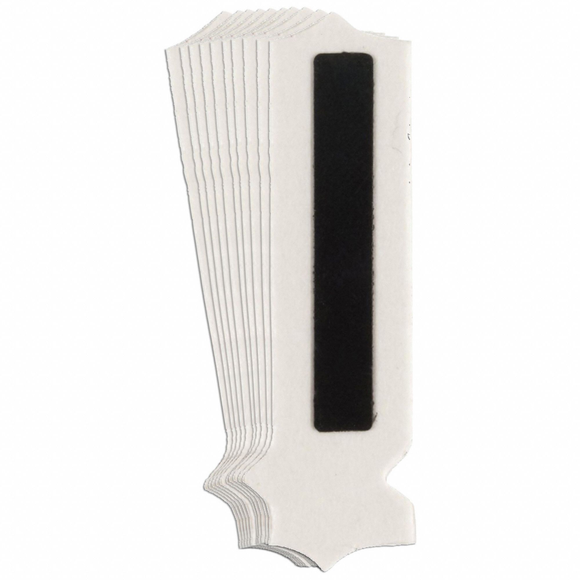 LetterLabel, 1-3/4inH, 3/8inW, PK10