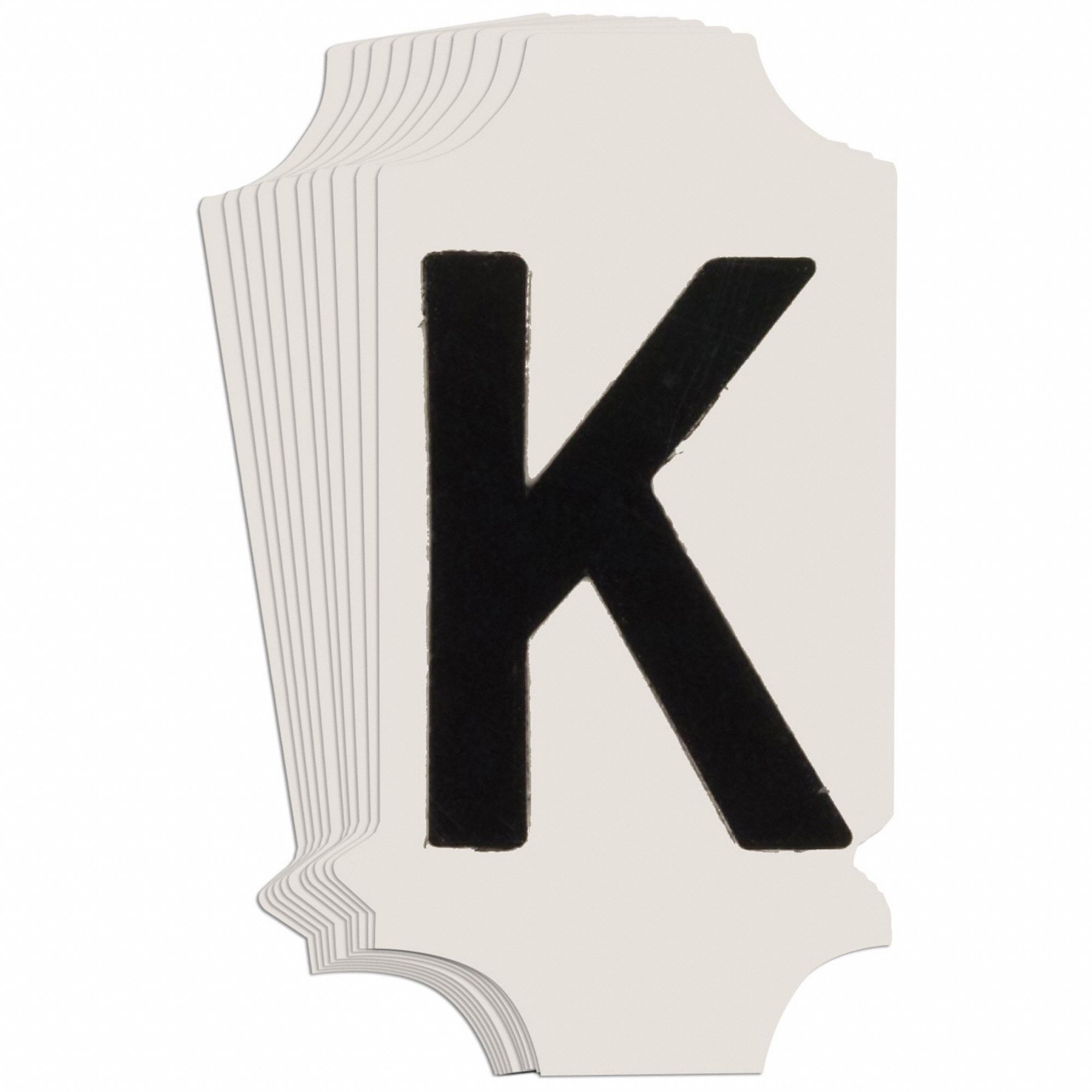 LetterLabel, 1-3/4inH, 7/8inW, PK10