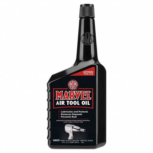 MARVEL MYSTERY OIL, Petroleum, 40°F, Air Tool Oil 817FF7MM85R1 Grainger