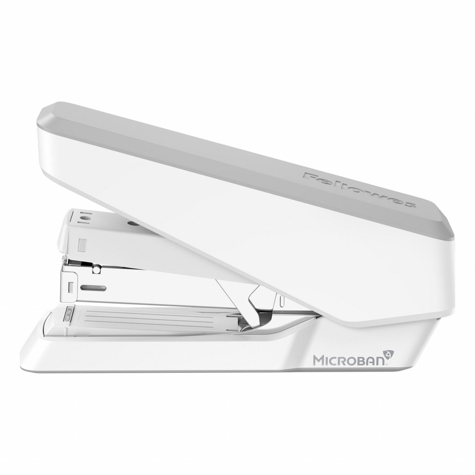 Manual Stapler: 40 Sheet Capacity, 6 3/8 in Throat Dp - Max, 210 Staple Capacity