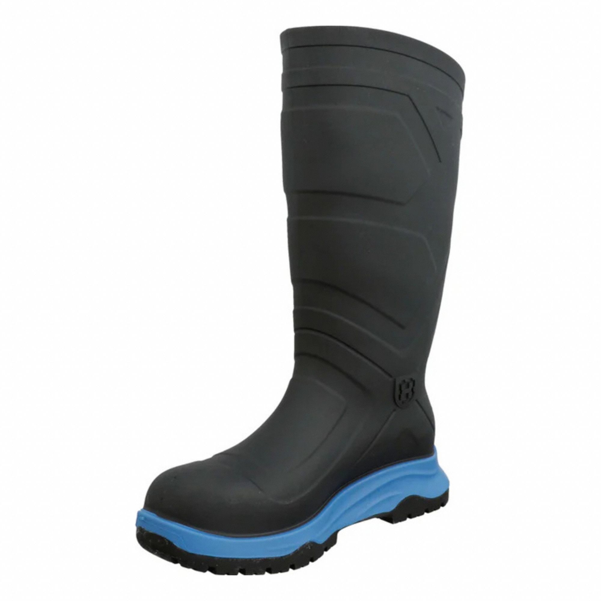 Rubber Boot: 10 Size, Knee Footwear, Black, TPE