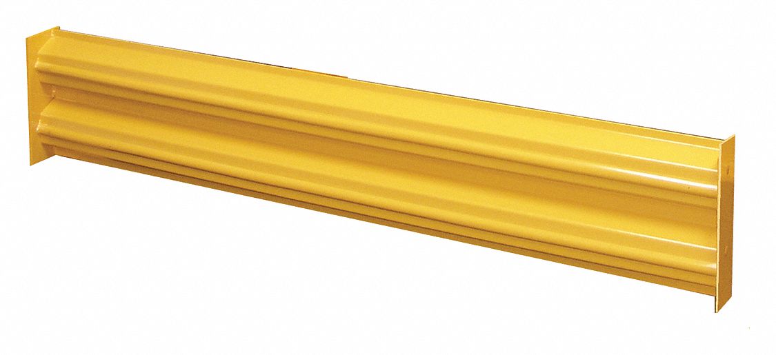 HALLOWELL GUARDRAIL, RAIL, 21 LBS, 2 RIBS, SAFETY YELLOW, 31 X 12 IN ...