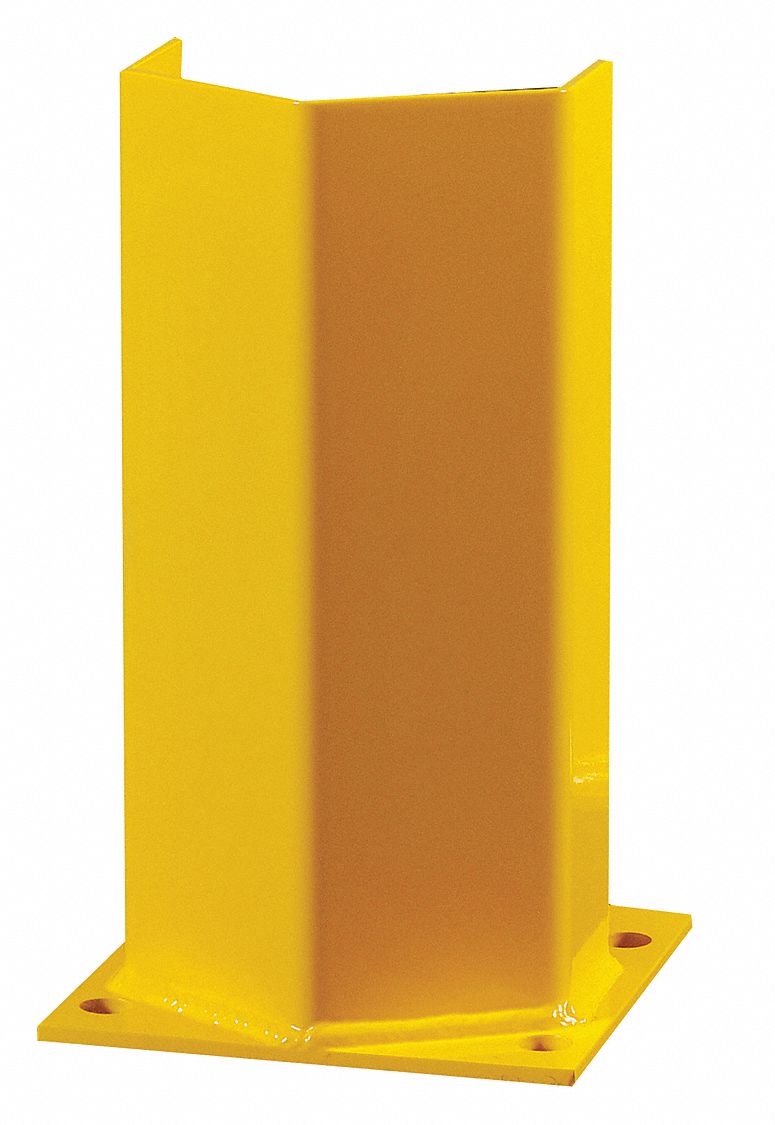 Post Protector: Steel, Yellow