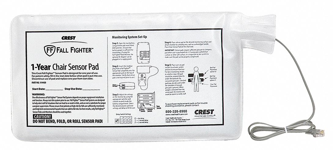 Chair Sensor Pad White 14 L