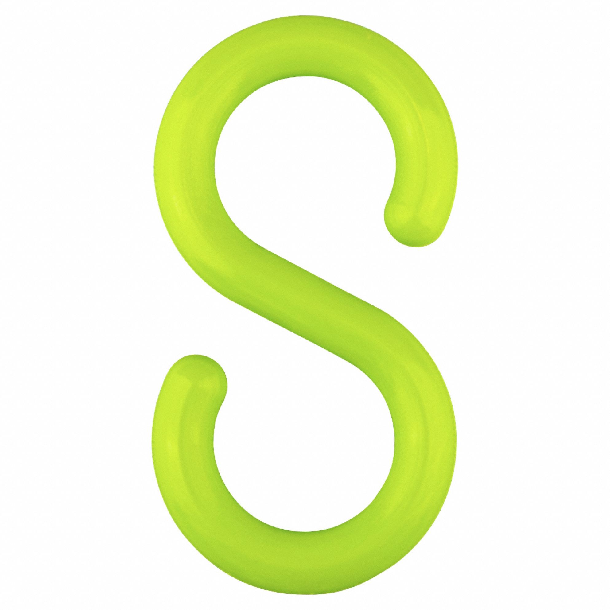 S-HOOKS 2 INCH GREEN 10 PACK