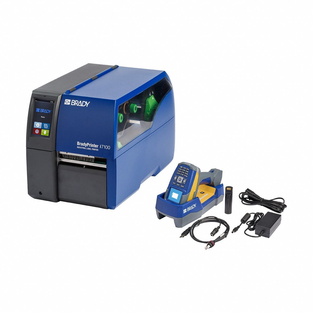 BRADY, Cordless Barcode Label Scanner, 2D Scanner, Printer - 897PK1 ...