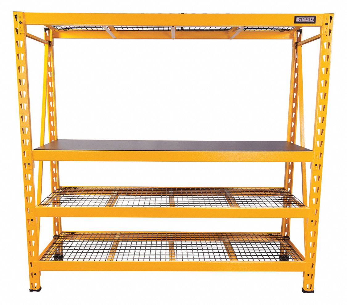 DEWALT Standalone Heavy Duty Industrial Storage Rack 4 Shelf 6