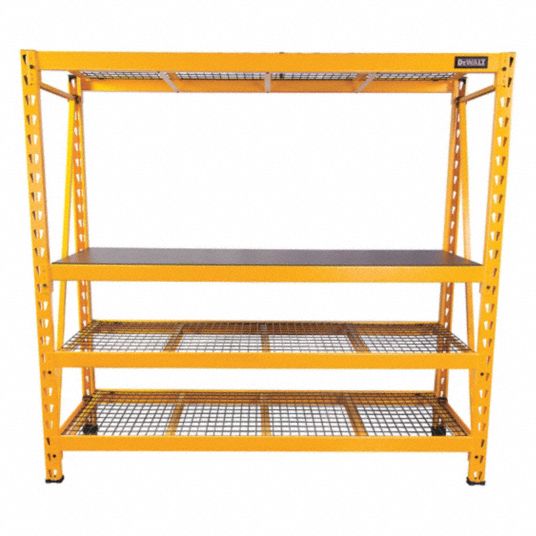 DEWALT, Standalone, Heavy-Duty, Industrial Storage Rack,4 Shelf,6 ft -  503Y11