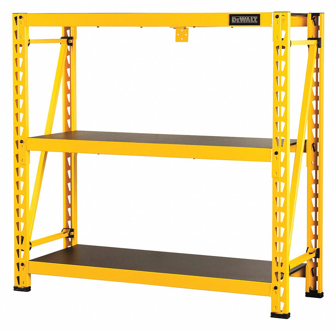 INDUSTRIAL STORAGE RACK,3 SHELF,4 FT, STANDALONE, HEAVY-DUTY, 49⅝ IN X 18 IN X 48 IN