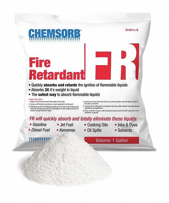 Flammable Liquid Absorbent,1Gallon Bag: 0 gal Volume Absorbed per Pkg., 3 lb Wt, Bag