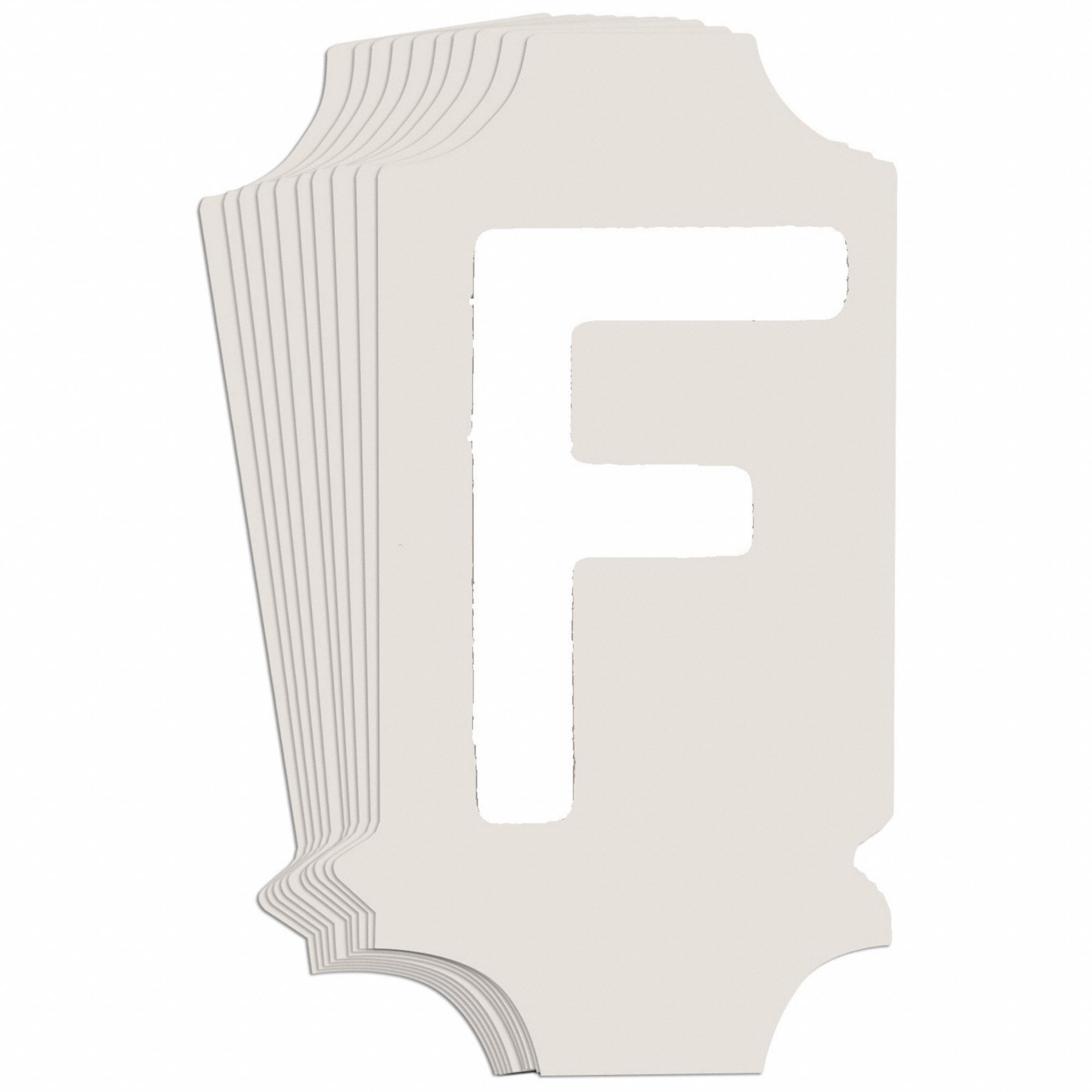 LetterLabel, 1-3/4inH, 7/8inW, PK10