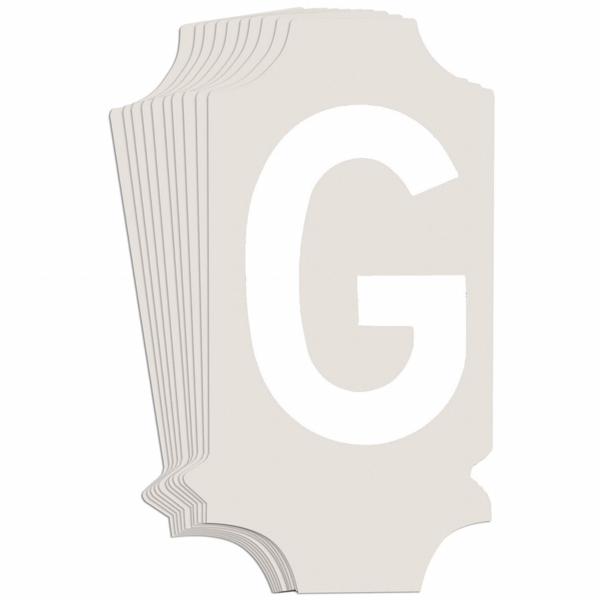 LetterLabel, 1-3/4inH, 7/8inW, PK10