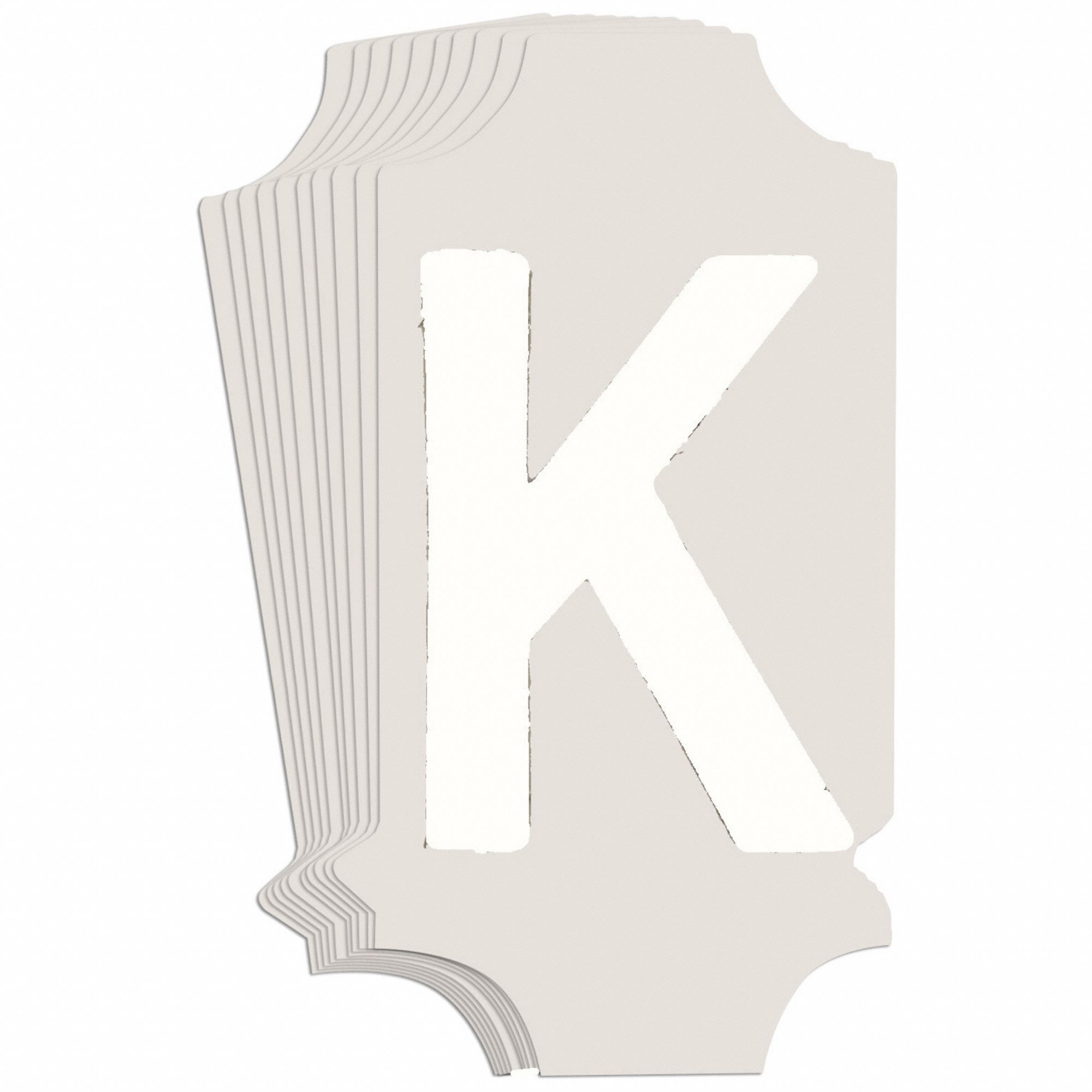 LetterLabel, 1-3/4inH, 7/8inW, PK10