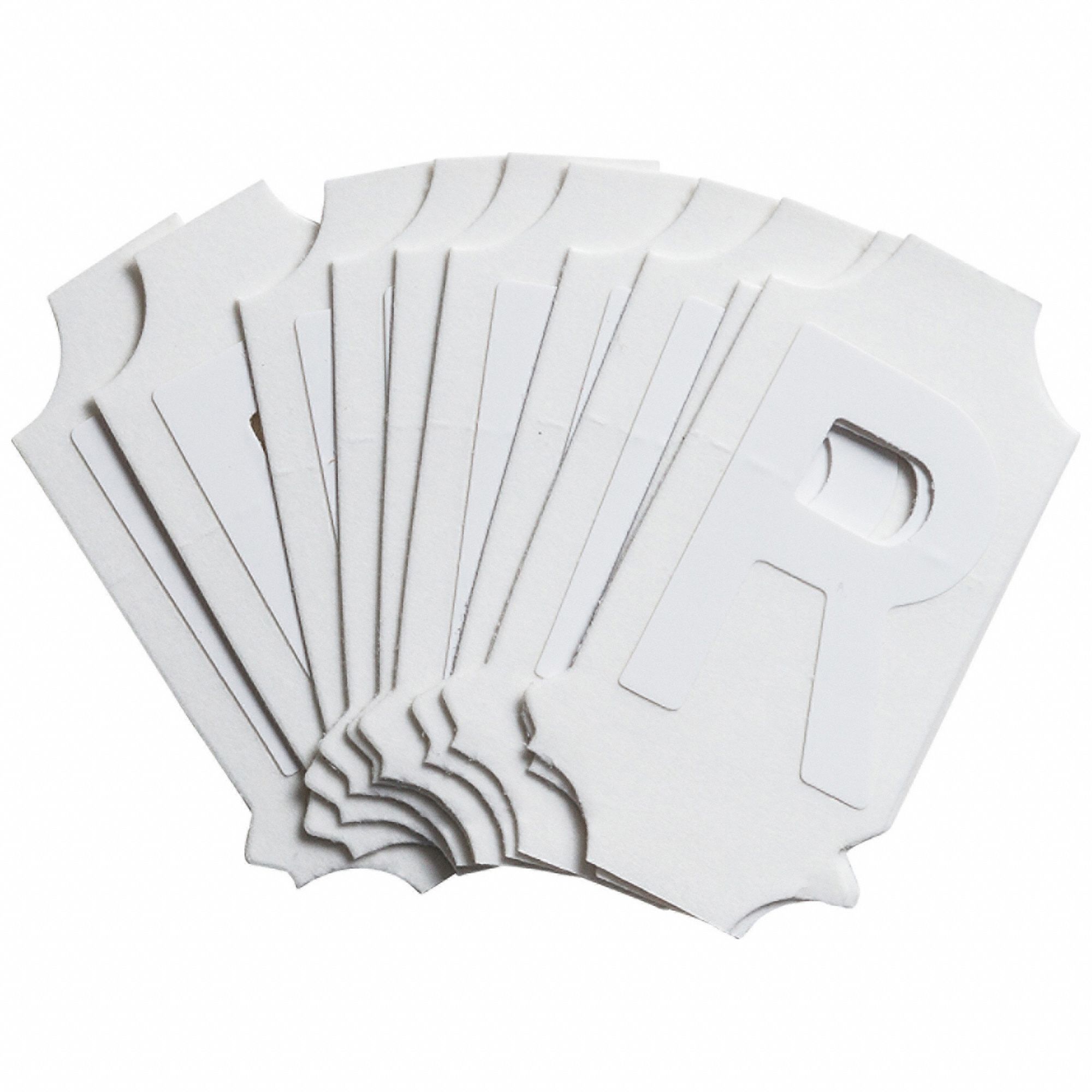 LetterLabel, 1-3/4inH, 7/8inW, PK10