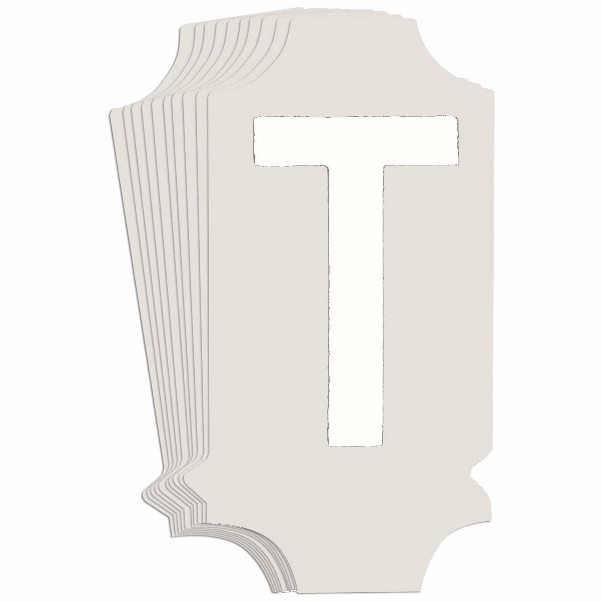 LetterLabel, 1-3/4inH, 7/8inW, PK10