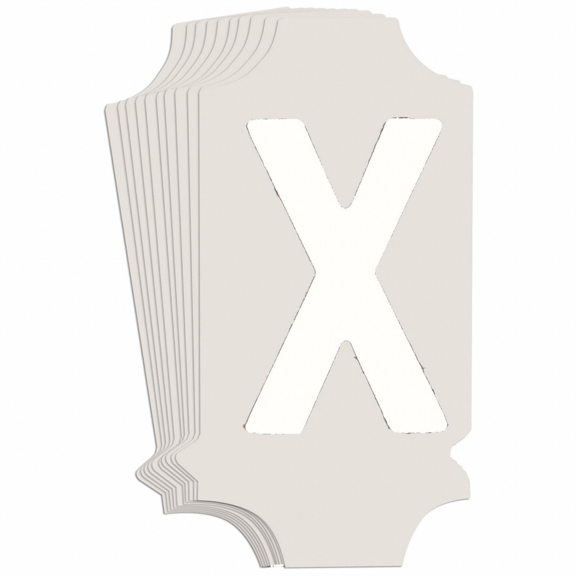 LetterLabel, 1-3/4inH, 7/8inW, PK10