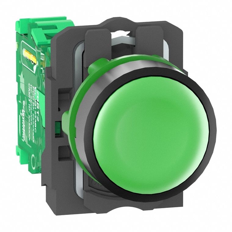 WirelessPushButtonTransmitter Green 22mm