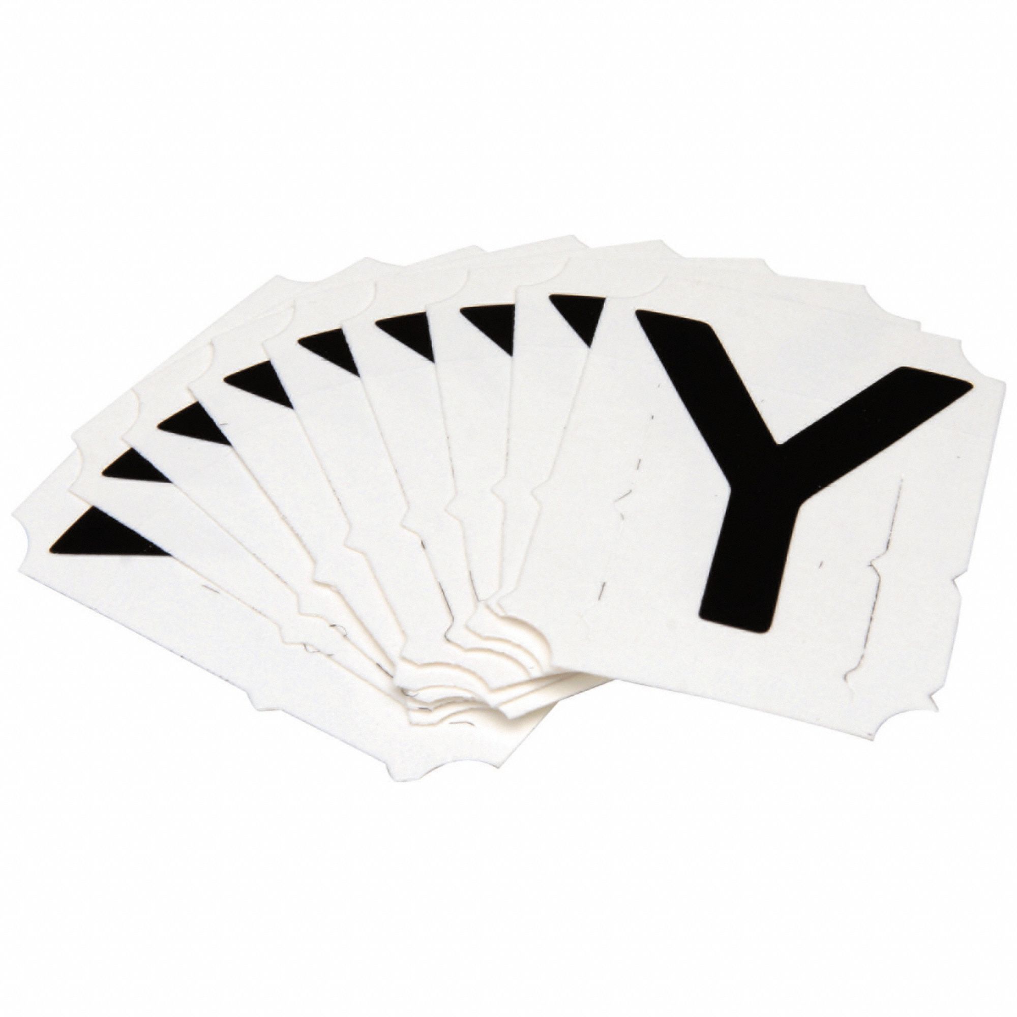 LetterLabel, Polyester, 2inH, 2inW, PK10