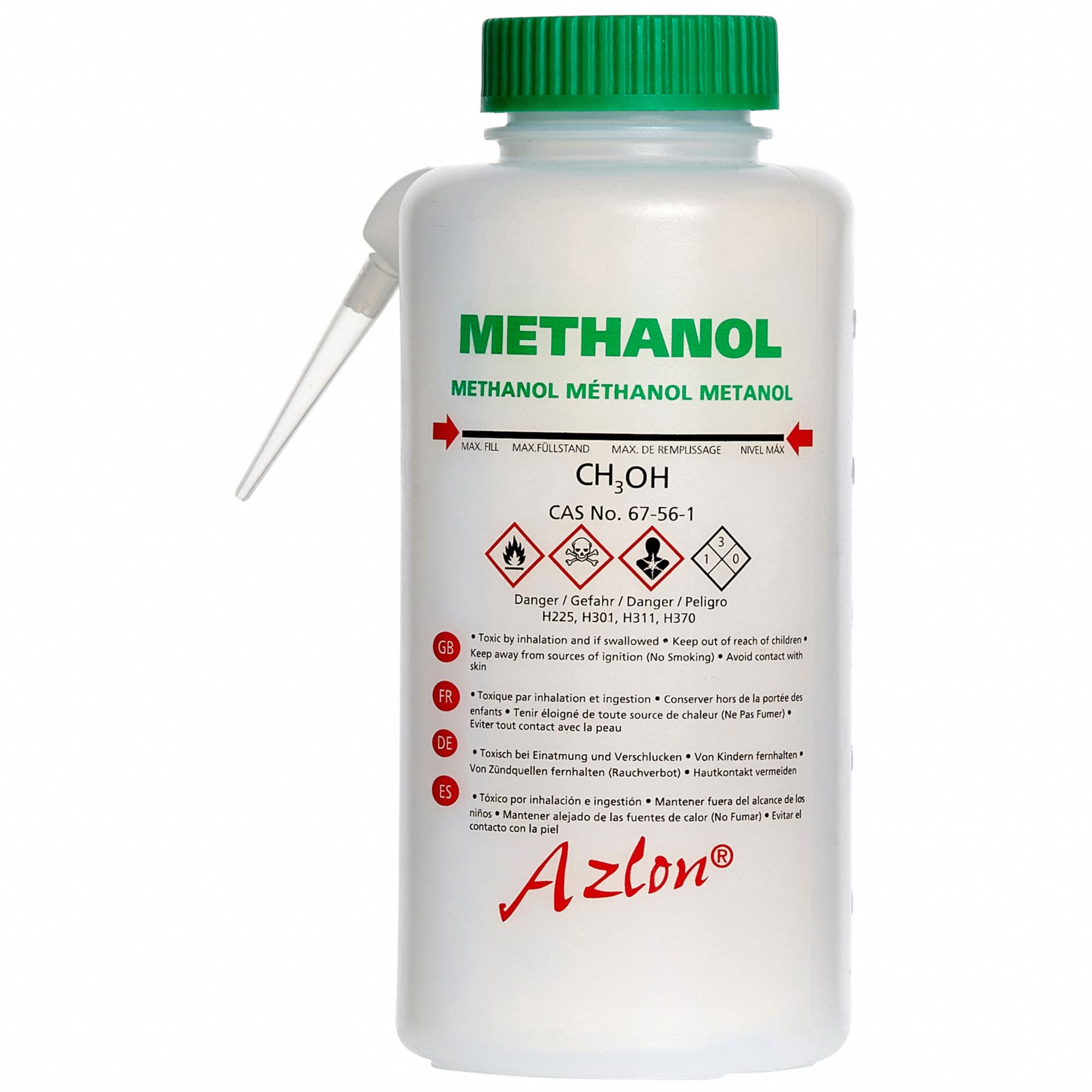 Wash Bottle, 500 mL, 75 mm Dia, PK5