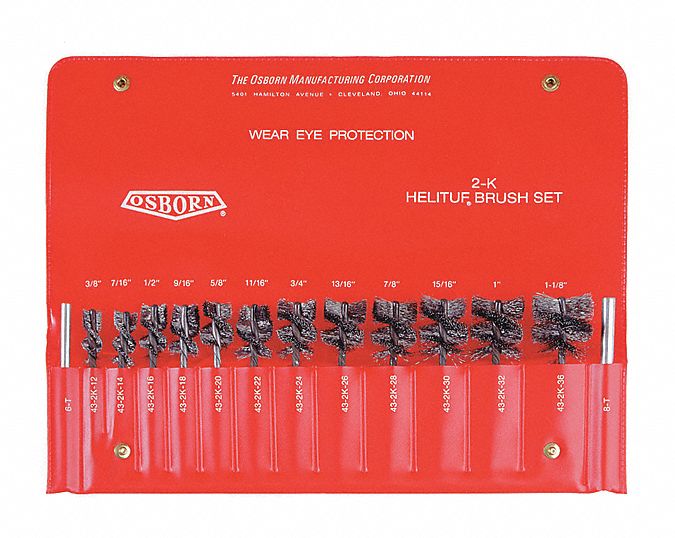 BRUSH KIT TUBE HELITUF 2-K CRIMPED