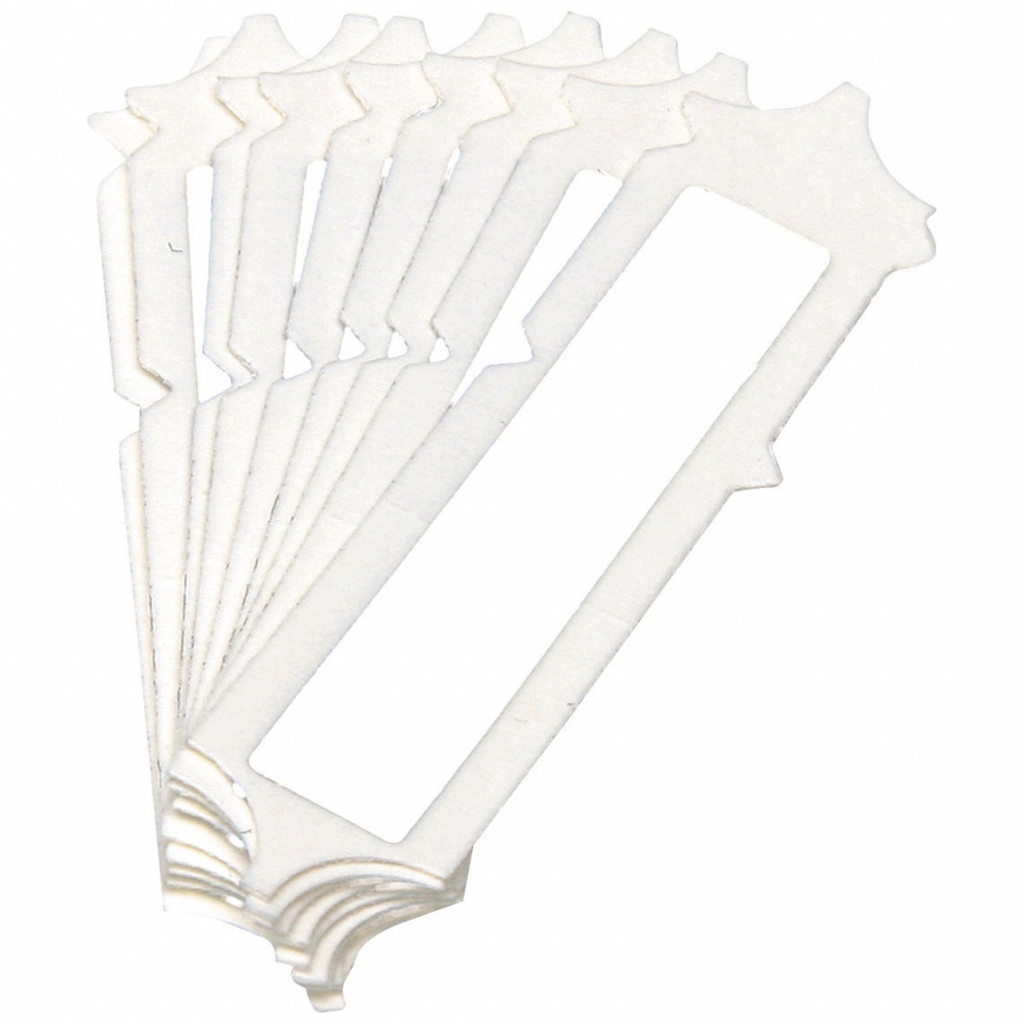 LetterLabel, Polyester, 2inH, 5/8inW, PK10