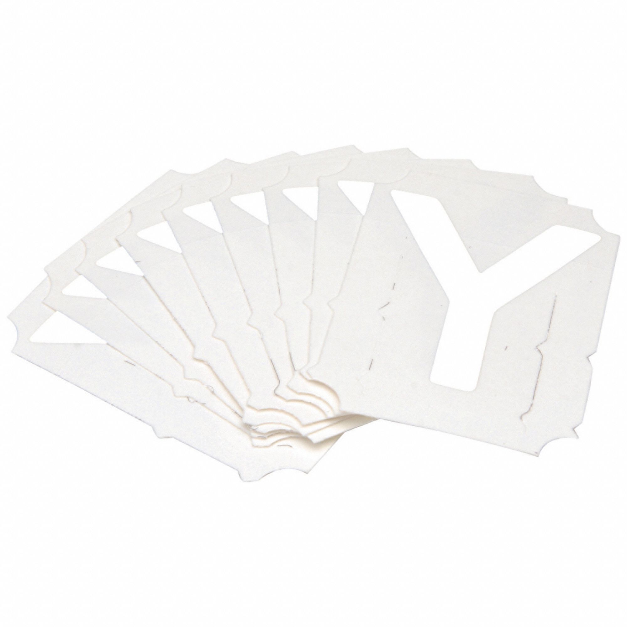 LetterLabel, Polyester, 2inH, 2inW, PK10