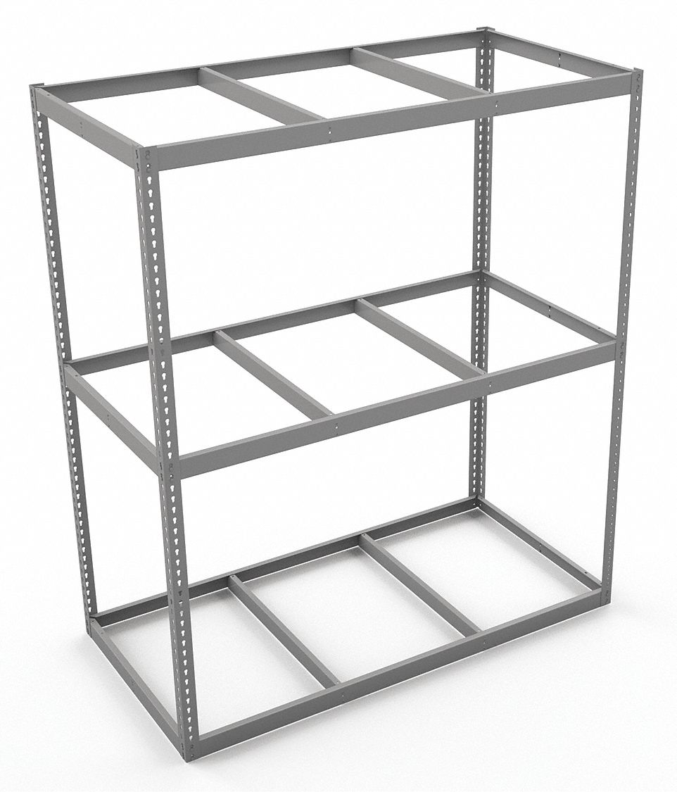 Shelf, Heavy Duty, Gray, 72" x 36" x 84"