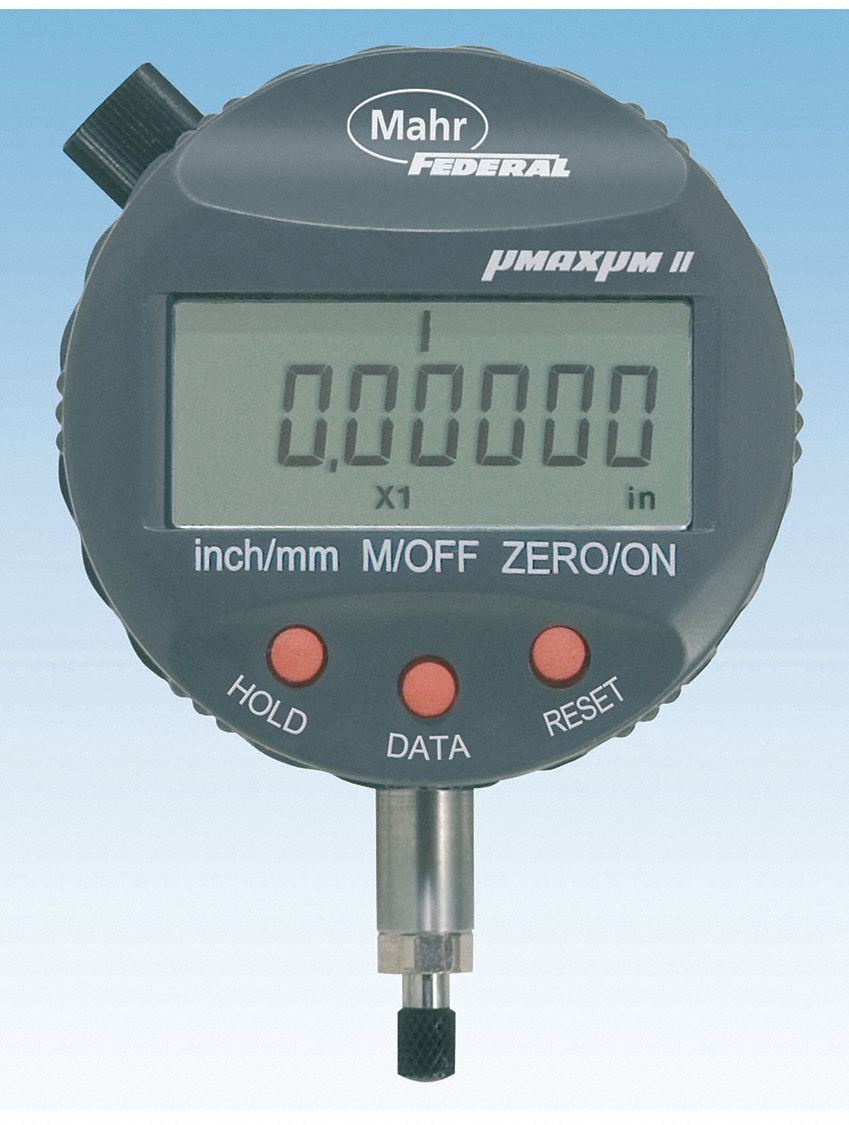 Inductive Digital Comparator: 0.00002 in to 0.4 in /0.001 mm to 1 mm, Inch/Metric, IP54
