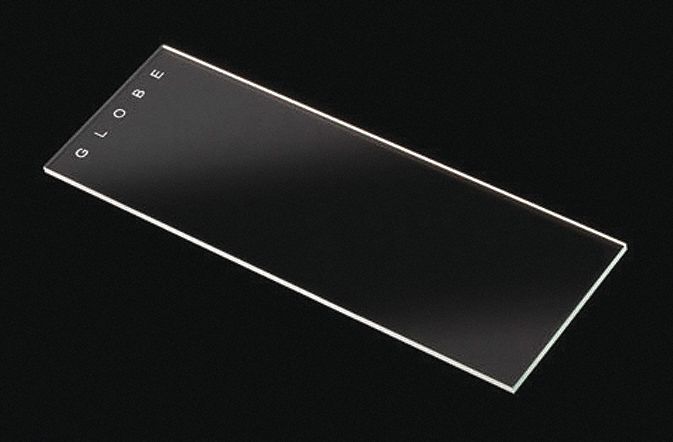 Microscope Slide: Glass, 75 mm Overall Lg, 25 mm Overall Wd, Clear, 1 mm Thick, Ground, 1, 440 Slides