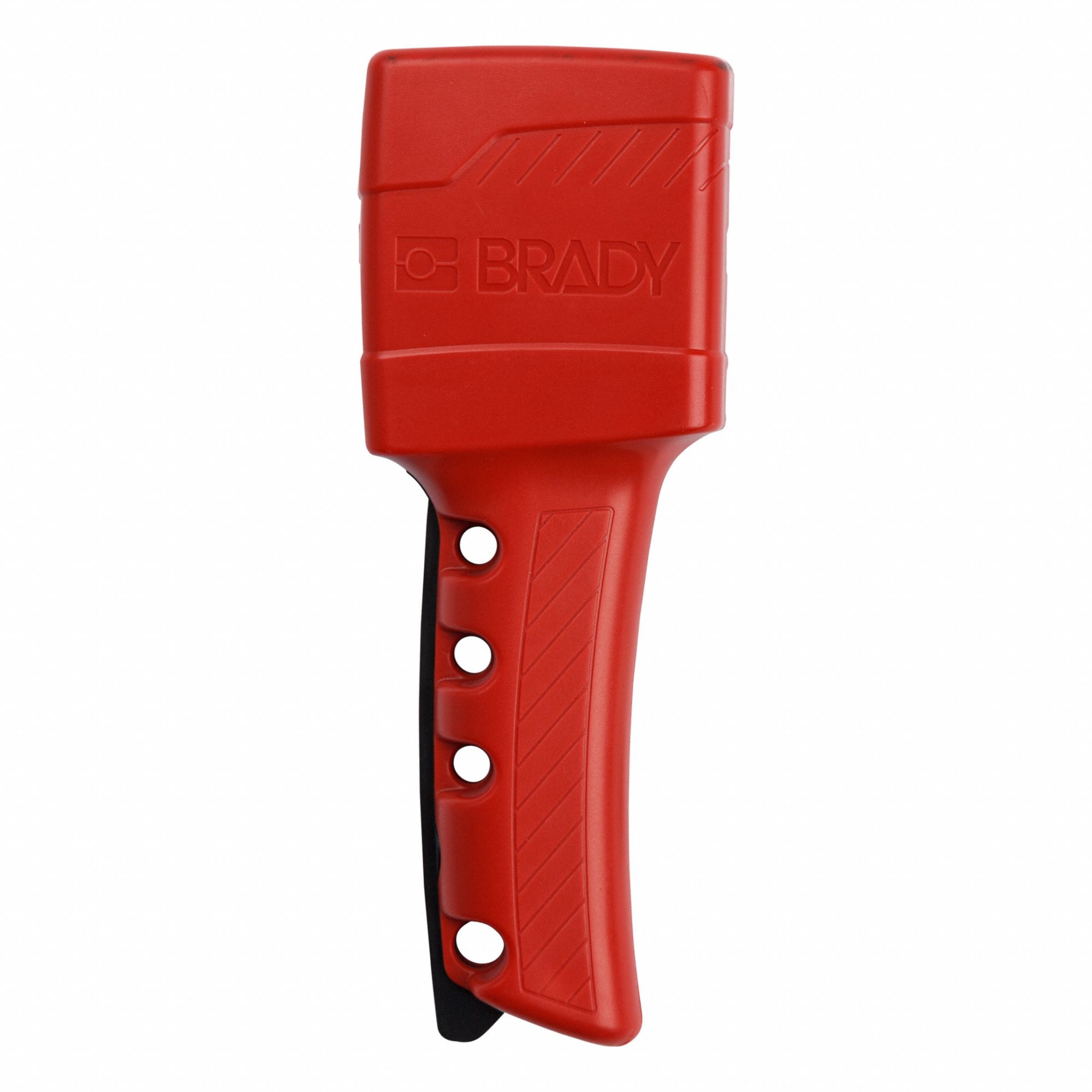 Cable Lockout Without Cable: Squeeze Handle, Red, Cable Not Included