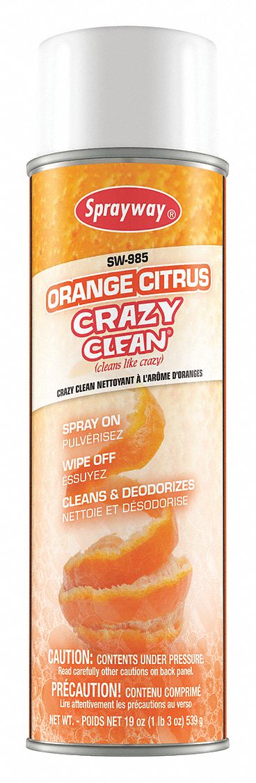 Sprayway 985 19 oz. White Orange Citrus Crazy Clean 