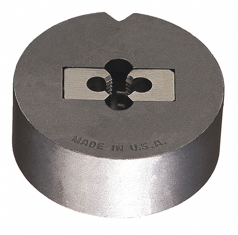 CleLine C65075 Carbon Steel Round Adjustable Die 1024 UNC tillescenter Cutting Tools Threading