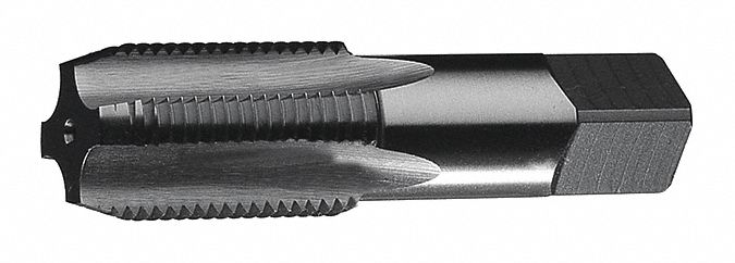 Pipe and Conduit Thread Tap: 1"-11 1/2 Thread Size, 1 3/4 in Thread Lg, 3 3/4 in Overall Lg