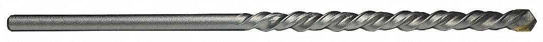 FORET À MAÇONNERIE, ACIER RAPIDE, PASSÉ AU JET DE SABLE, 1/4 PO-E