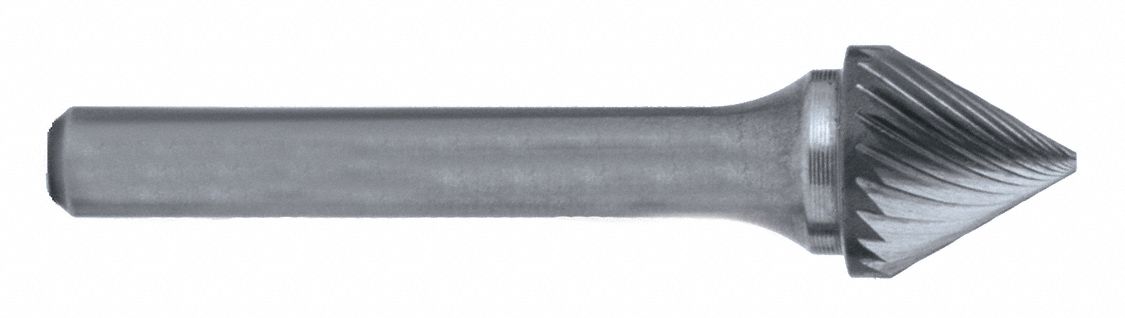 CLE-LINE, SJ-6, Single Cut, Cone Bur - 50AX64|C17766 - Grainger
