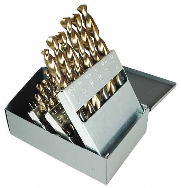 JOBBER LENGTH DRILL BIT SET, 1MM SMALLEST DRILL BIT, 13MM LARGEST DRILL BIT SIZE