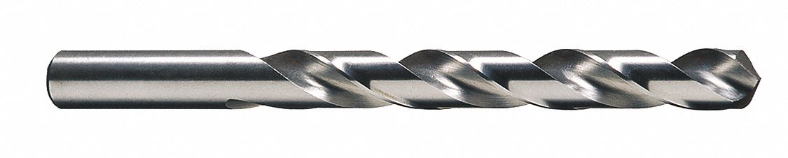 JOBBER LENGTH DRILL BIT, 9/64 IN DRILL BIT SIZE, 1¾ IN FLUTE L, 2⅞ IN L, RIGHT HAND