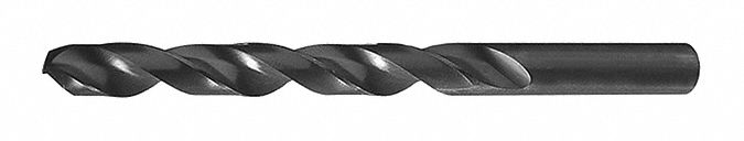 JOBBER LENGTH DRILL BIT, S DRILL BIT SIZE, 3½ IN FLUTE L, 4⅞ IN L, 4XD, SPIRAL