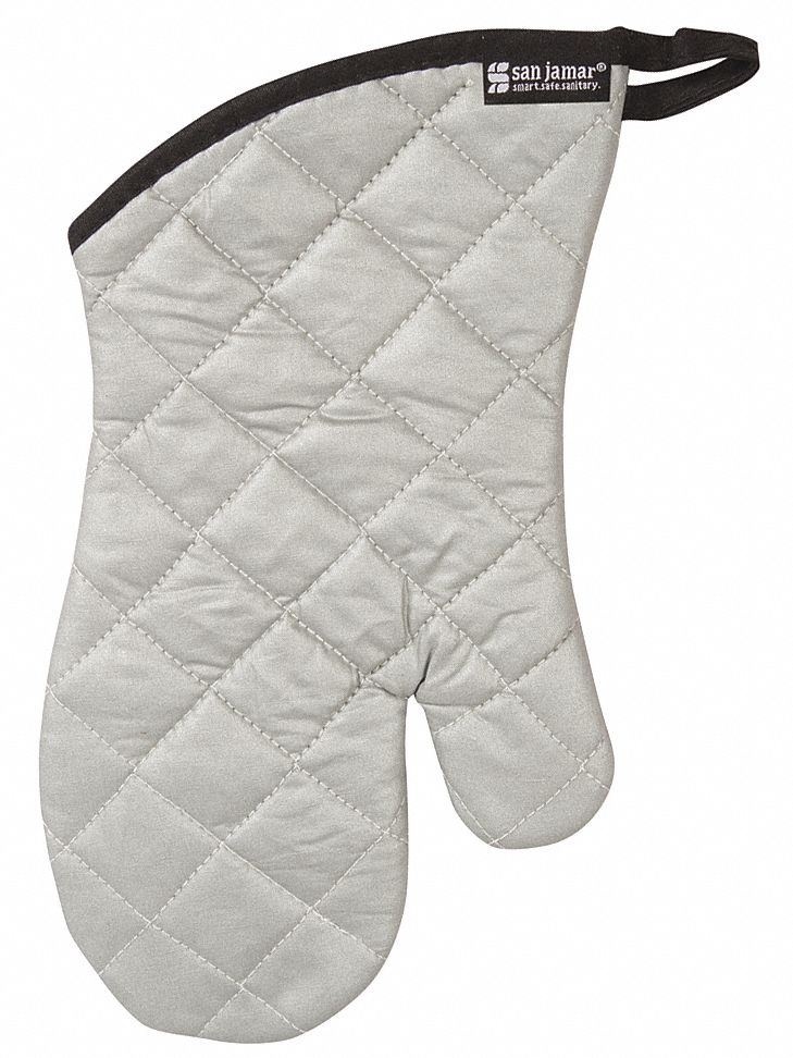 SAN JAMAR, 400°F Max Temp, 13 in Overall Lg, Oven Mitt - 191V16|801SG13 ...