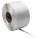 PLASTIC STRAPPING, 850 LB BREAK STRENGTH, 3,000 FT OVERALL L, WHITE, 4 IN CORE DIA